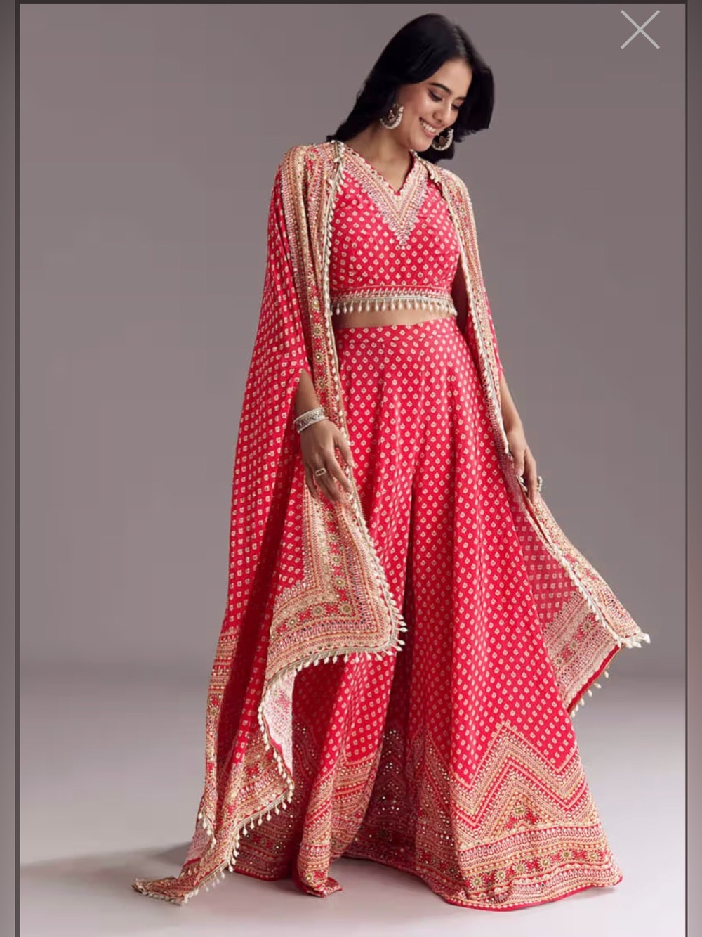 Kalki 3 pc cape set NWT